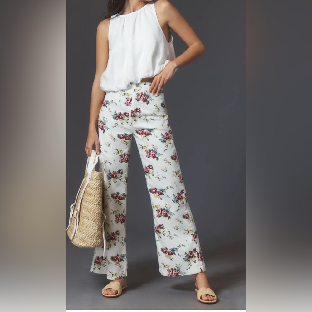 Rolla’s Sailor High-Rise Crop Wide-Leg Jeans